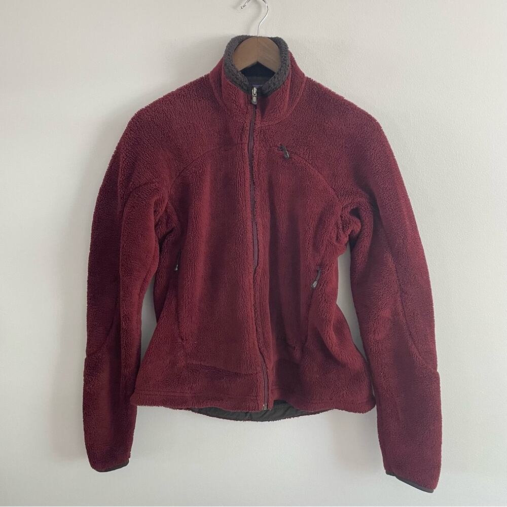 Patagonia | Women's Vintage R2 Regulator Polartec Maroon Jacket Medium Fleece M - Picture 1 of 7